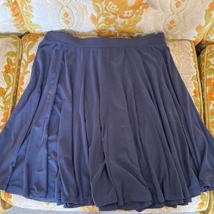 NY collection high waisted pleated skirt